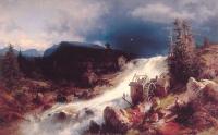 Herman Herzog - Landscape with Watermill